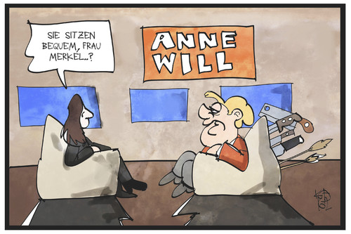 Merkel bei Anne Will