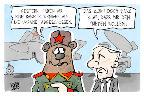 Putin will Frieden Putin will Frieden