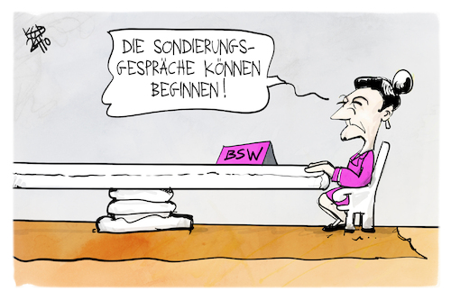 Sondierungen mit Wagenknecht