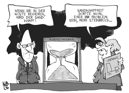Steinbrück vs. Merkel