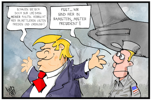 Trump in Ramstein
