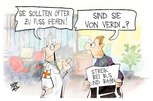 Cartoon: verdi-Streik (medium) by Kostas Koufogiorgos tagged karikatur,koufogiorgos,streik,öpnv,bus,bahn,arzt,bewegung,karikatur,koufogiorgos,streik,öpnv,bus,bahn,arzt,bewegung