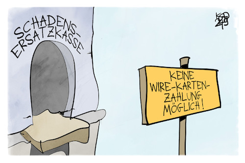 Cartoon: Wirecard (medium) by Kostas Koufogiorgos tagged karikatur,koufogiorgos,wirecard,skandal,kartenzahlung,wirtschaft,kasse,karikatur,koufogiorgos,wirecard,skandal,kartenzahlung,wirtschaft,kasse