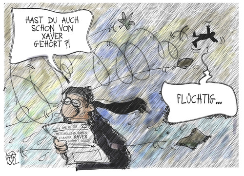 Cartoon: Xaver (medium) by Kostas Koufogiorgos tagged xaver,orkan,sturm,wetter,klima,karikatur,koufogiorgos,xaver,orkan,sturm,wetter,klima,karikatur,koufogiorgos