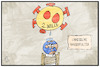 Cartoon: 2. Corona-Welle (small) by Kostas Koufogiorgos tagged karikatur,koufogiorgos,illustration,cartoon,corona,welle,wasser,folter,china,pandemie,virus
