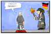 Cartoon: Abschied von Gauck (small) by Kostas Koufogiorgos tagged karikatur,koufogiorgos,illustration,cartoon,gauck,bundespräsident,zapfenstreich,bundeswehr,soldaten,abschied,freiheit,staatsoberhaupt,demokratie