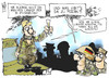 Cartoon: Afghanistan-Mandat (small) by Kostas Koufogiorgos tagged afghanistan,mandat,bundeswehr,isaf,soldat,krieg,konflikt,terrorismus,karikatur,kostas,koufogiorgos