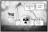 Cartoon: AKW-Störfall (small) by Kostas Koufogiorgos tagged karikatur,koufogiorgos,illustration,cartoon,stoerfall,unfall,akw,atomkraft,ukraine,tschernobyl,energie,nuklear,umwelt