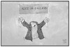 Cartoon: Alice im Gauland (small) by Kostas Koufogiorgos tagged karikatur,koufogiorgos,illustration,cartoon,weibel,alice,gauland,afd,spitzenduo,partei,sakko,märchen,politik