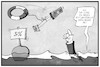 Cartoon: Ampel (small) by Kostas Koufogiorgos tagged karikatur,koufogiorgos,illustration,cartoon,ampel,koalition,spd,gruene,fdp,huerde,prozent,fünf,lindner,untergang,rettungsring,politik,bundestagswahl