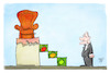 Cartoon: Ampelkoalition (small) by Kostas Koufogiorgos tagged karikatur,koufogiorgos,illustration,cartoon,ampelkoalition,ampel,scholz,bundeskanzler,chefsessel,thron