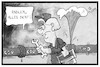 Cartoon: Asylstreit (small) by Kostas Koufogiorgos tagged karikatur,koufogiorgos,illustration,cartoon,regierungskrise,csu,cdu,spd,groko,klempner,merkel,flaschner,asylstreit,unionsstreit,handwerker