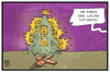 Cartoon: Atommüll-Entsorgung (small) by Kostas Koufogiorgos tagged karikatur,koufogiorgos,illustration,cartoon,atommüll,fass,nuklear,weihnachtsbaum,nutzen,verwendung,entsorgung,strahlen,schmuck,baumschmuck,licht,energie