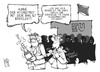 Cartoon: Atomstreit (small) by Kostas Koufogiorgos tagged atomstreit,iran,ashton,eu,europa,aussenministerin,politik,karikatur,koufogiorgos