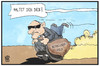 Cartoon: Betreuungsgeld (small) by Kostas Koufogiorgos tagged karikatur,koufogiorgos,illustration,cartoon,betreuungsgeld,herdprämie,schäuble,räuber,dieb,geld,haushalt,familienpolitik,politik