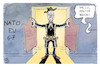 Cartoon: Biden in Europa (small) by Kostas Koufogiorgos tagged karikatur,koufogiorgos,biden,cowboy,saloon,eu,nato,g7,usa,amerika