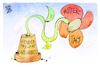 Cartoon: Blumen zum Muttertag (small) by Kostas Koufogiorgos tagged karikatur,koufogiorgos,muttertag,alltag,gender,pay,gap,care,arbeit,kita