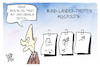 Cartoon: Bund-Länder-Treffen (small) by Kostas Koufogiorgos tagged karikatur,koufogiorgos,bund,länder,beschluss,papier,scholz