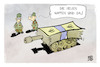 Cartoon: Bundeswehr (small) by Kostas Koufogiorgos tagged karikatur,koufogiorgos,bundeswehr,sondervermögen,geld,waffen,militär,armee