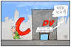 Cartoon: CDU-Klimaschutz (small) by Kostas Koufogiorgos tagged karikatur,koufogiorgos,illustration,cartoon,cdu,christlich,greenpeace,klimaschutz,partei,schriftzug,logo,christdemokraten