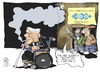Cartoon: Chaos Communication Congress (small) by Kostas Koufogiorgos tagged ccc,chaos,computer,cloud,schmidt,hamburg,bundeskanzler,hacker,karikatur,koufogiorgos