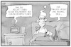 Cartoon: Corona-Fallzahlen (small) by Kostas Koufogiorgos tagged karikatur,koufogiorgos,illustration,cartoon,corona,pandemie,fallzahlen,murmeltier,filmzitat,rki,neuinfektionen
