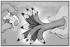 Cartoon: Corona-Regeln (small) by Kostas Koufogiorgos tagged karikatur,koufogiorgos,illustration,cartoon,corona,regeln,schärfen,schwammig,weich,pandemie,massnahmen