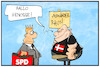 Cartoon: Dänemark (small) by Kostas Koufogiorgos tagged karikatur,koufogiorgos,illustration,cartoon,sozialdemokraten,spd,populismus,asylpolitik,neonazi,partei,wahl,dänemark