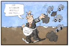Cartoon: Der Autobauer (small) by Kostas Koufogiorgos tagged karikatur,koufogiorgos,illustraion,cartoon,diesel,auto,vw,säen,ernten,aussaat,wirtschaft,autobauer,erde,umweltprämie,feld,acker