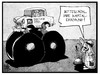 Cartoon: Deutsche Bank (small) by Kostas Koufogiorgos tagged karikatur,koufogiorgos,illustration,cartoon,deutsche,bank,katar,kapitalerhöhung,scheich,luft,auto,wirtschaft,geld