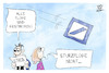 Cartoon: Deutsche Bank (small) by Kostas Koufogiorgos tagged karikatur,koufogiorgos,bank,streik,sturzflug,flug