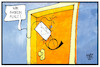 Cartoon: Deutsche Post (small) by Kostas Koufogiorgos tagged karikatur,koufogiorgos,illustration,cartoon,deutsche,post,brief,scholz,finanzminister,einstellungspraxis,wirtschaft,job,arbeit,soziales