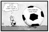 Cartoon: Deutschland vs. Italien (small) by Kostas Koufogiorgos tagged karikatur,koufogiorgos,illustration,cartoon,deutschland,italien,dfb,em,europameisterschaft,ball,fussball,angstgegner,bilanz,nationalmannschaft
