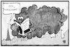 Cartoon: Diesel-Gipfel (small) by Kostas Koufogiorgos tagged karikatur,koufogiorgos,illustration,cartoon,diesel,gipfel,luft,verschmutzung,wahlkampf,feinstaub,stickoxid,umwelt,staubwolke,dunstglocke