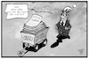 Cartoon: Diesel-Skandal (small) by Kostas Koufogiorgos tagged karikatur,koufogiorgos,illustration,cartoon,audi,dieselgate,diesel,skandal,michel,auto,wirtschaft,autobauer,strafe