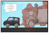 Cartoon: Diesel (small) by Kostas Koufogiorgos tagged karikatur,koufogiorgos,illustration,cartoon,diesel,pkw,lkw,umwelt,verschmutzung,stickoxid,feinstaub,automobil,wirtschaft