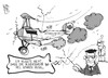 Cartoon: Drohnenprojekt 2013 (small) by Kostas Koufogiorgos tagged bundeswehr,reform,einsparung,drohne,flugzeug,rüstung,militär,karikatur,koufogiorgos