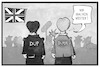 Cartoon: DUP und dumm (small) by Kostas Koufogiorgos tagged karikatur,koufogiorgos,illustration,cartoon,dup,dumm,uk,koalition,wahl,may,tories,partei,grossbritannien