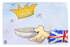 Cartoon: Ein Leben für die Krone (small) by Kostas Koufogiorgos tagged karikatur,koufogiorgos,krone,monarchie,bettler,almosen,uk,großbritannien,geld,armut