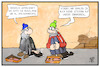 Cartoon: Einkommenssteuer (small) by Kostas Koufogiorgos tagged karikatur,koufogiorgos,illustration,cartoon,usa,reichtum,einkommenssteuer,armut,geld