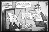 Cartoon: Erbschaftssteuer (small) by Kostas Koufogiorgos tagged karikatur,koufogiorgos,illustration,cartoon,erbschaftssteuer,familienunternehmen,tod,erbe,konservierung,wirtschaft,geld