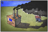 Cartoon: EU-Klimagipfel (small) by Kostas Koufogiorgos tagged karikatur,koufogiorgos,illustration,cartoon,eu,europa,klima,paket,emissionen,luft,umwelt,politik,umweltschutz