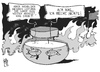 Cartoon: EU-Schuldenkrise (small) by Kostas Koufogiorgos tagged ezb,zinsen,schuldenkrise,eu,europa,wirtschaft,karikatur,koufogiorgos