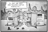 Cartoon: Exportüberschuss (small) by Kostas Koufogiorgos tagged karikatur,koufogiorgos,illustration,cartoon,export,überschuss,griechenland,deutschland,sparpaket,karton,obdachlosigkeit,armut,wirtschaft,bilanz,import