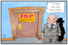 Cartoon: FDP-Parteitag (small) by Kostas Koufogiorgos tagged karikatur,koufogiorgos,illustration,cartoon,fdp,parteitag,lobbyismus,türsteher,partei,wirtschaft,liberale