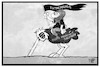 Cartoon: Freistaat Sachsen (small) by Kostas Koufogiorgos tagged karikatur,koufogiorgos,illustration,cartoon,sachsen,freistaat,extremismus,strauss,ignoranz,rechtsstaat
