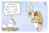Cartoon: Friedliche Ostern (small) by Kostas Koufogiorgos tagged karikatur,koufogiorgos,ostern,osterfest,osterhase,friedenstaube