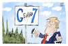 Cartoon: G7-Gipfel in Kanada (small) by Kostas Koufogiorgos tagged karikatur,koufogiorgos,trump,g7,gewirr