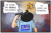 Cartoon: Grexit (small) by Kostas Koufogiorgos tagged karikatur,koufogiorgos,illustration,cartoon,grexit,griechenland,bombe,selbstmord,suizid,europa,erpressung,politik