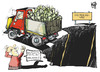 Cartoon: Griechenland-Hilfe (small) by Kostas Koufogiorgos tagged bundestag,merkel,griechenland,hilfe,geld,europa,eu,euro,schulden,krise,loch,laster,ladung,kredit,karikatur,kostas,koufogiorgos